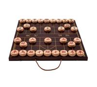 Jeu d'échecs Chinois Pliable Xiangqi, Jeu de société de Voyage avec pièces en Bois de hêtre