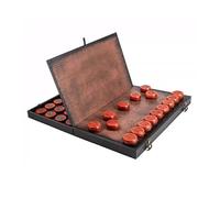 Jeu d'échecs Chinois Portable en Acajou - Jeu de stratégie de Table Pliable Xiangqi for 2 Joueurs - Idéal for Les Adolescents, Les Adultes et Les Loisirs en Famille(5.8cm/2.3in)