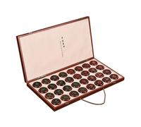 Jeu d'échecs chinois portable pour 2 joueurs avec plateau pliable, jeu de stratégie de table pour intérieur et extérieur