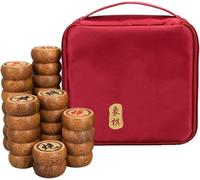 Jeu d'échecs Chinois, Portable Traditional Chinese Xiangqi Chess Set(4.8cm/1.9in)