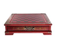 Jeu d'échecs chinois vintage en bois - Cadeau de collection