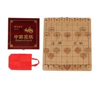 Jeu d'échecs Chinois Xiangqi, Jeu de société Traditionnel en Aluminium doré, Toucher Confortable avec étui de Rangement pour Les réunions de Famille et Les Cadeaux d'affaires