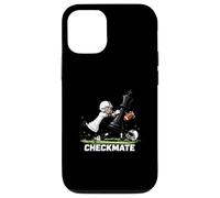 Jeu d'échecs de Football pion vs Roi stratégie Humour Coque pour iPhone 12/12 Pro
