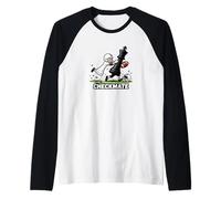 Jeu d'échecs de Football pion vs Roi stratégie Humour Manche Raglan