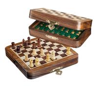 Jeu d'échecs de voyage - PHILOS - Philos mini magnétique - Bois de Sheesham - 2 joueurs ou plus - Magnétique