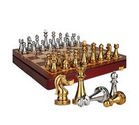 Jeu D'éChecs,D'éChecs Pour Adultes,Grand éChiquier En Bois,Format Voyage Avec Plateau De Rangement Pliable Et Portable,Jeu StratéGie Traditionnel,Jouet éDucatif Adultes Enfants(Size:30*30*2.8cm,Color: