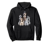 Jeu d'échecs Dessin Motif Illustration Art Sweat à Capuche