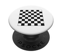 Jeu d'échecs échiquier Jeu de Plateau Minimaliste Rétro PopSockets PopGrip Adhésif