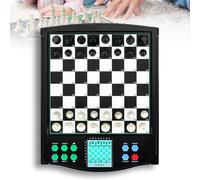 Jeu d'échecs électronique, échiquier, Mode d'apprentissage Vocal, échiquier électronique/Traditionnel Double, 30 Modes de Jeu for Deux Joueurs et en Famille