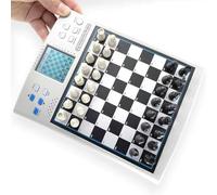 Jeu d'échecs électronique, échiquier portable 14 en 1 avec écran LCD, mode d'apprentissage IA à 30 niveaux, prend en charge les jeux familiaux à 2 joueurs, idéal pour les débutants et les amateurs