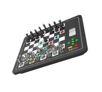 Jeu D'échecs électronique Intelligent avec Design Lumineux, Fonction de Coaching pour L'apprentissage et la Pratique - Idéal pour Les Enfants et Les Adultes, Matériau ABS (Black)