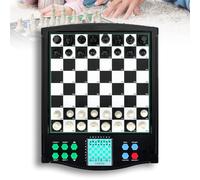 Jeu d'échecs électronique tactile avec écran clair, stockage automatique de jeux, portable pour matchs à un ou deux joueurs, pour adultes