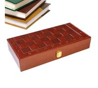 Jeu d'échecs en Bois, Jeu d'échecs | Jeu de Voyage avec pièces | Jouets de Jeu Amusants en Famille, échiquier Pliant, de Casse-tête pour Adultes et