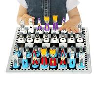 Jeu d'échecs en Bois - Mini Set de Voyage, Tableau Classique Pliant | Jouet d'intelligence Artisanale pour Les Adultes pour débutants, échiquier léger pour vol, l'école, Salon, café,