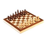 Jeu d'échecs en bois pliable