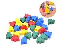 Jeu D'échecs En Bois, Taille Standard, 30 Pièces, Accessoires De Jeu De Société, Carcassonne