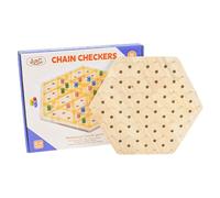 Jeu d'échecs en triangle de chaîne,jeu d'échecs en triangle de chaîne - Échecs en chaîne de bureau éducatifs | Jeu familial de capture de territoire, jouet éducatif, jeux de puzzle multijoueurs pour l