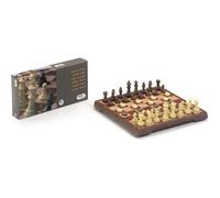 Jeu d'échecs et dames magnétique - CAYRO - Plateau 24x24 cm - Magnétique - 2 jeux en 1 - 2 ensembles d'échecs