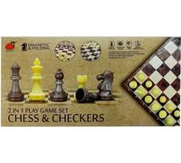 Jeu d'échecs et de dames magnétique
