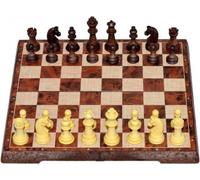 Jeu d'échecs et de dames magnétique 2en1