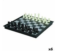 Jeu d'échecs et plateau de dames Colorbaby plastique (6 pièces)
