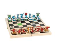 Jeu d'échecs GM en coffret en bois - Multicolore - L 41 x l 41 x H 2,5 cm