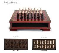 Jeu d'échecs GENERIQUE Jeu d'échecs Insma 32Pcs / Set Chessman chinois en terre cuite en bois