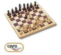 Jeu D'échecs Jeu De Plateau Échiquier 30x30 Cm En Bois