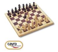 Jeu d'échecs Jeu de plateau Echiquier 30x30 cm en Bois. G