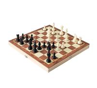 Jeu d'échecs Jeu d'échecs magnétique Pliable en Bois, Plateau de Jeu intérieur for Le Rangement, for Adultes, Enfants et débutants, idéal for Les Voyages et Les Cadeaux echiquier(49 * 49CM)