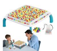 Jeu d'Échecs,Jouet De Table Éducatif - avec des Boules Colorées Et Un Plateau D Échecs Interactif | pour Garçons Et Filles Intérieur Voyage École Maternelle Maison Fête Réunion