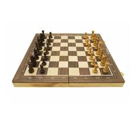 Jeu d'échecs - LEXIBOOK - Chessman Classic - Pliable - Magnétique - Bois verni