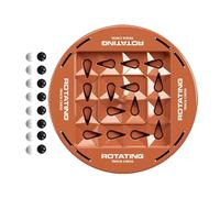 Jeu d'échecs logique de Piste, Jouet logique Rotatif, Jeu de Table familiale interactif, échec de Puzzle de Piste créatif, défi de stratégie innovante, 20,5x20,5x4,5 cm pour Adultes Gathering