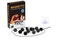 Jeu D'échecs Magnétique avec Chaîne & Pierres Ensemble Interactif Aimant Conseil Stratégie Jeu Éducatif Puzzle pour Famille Enfants Adulte