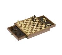 Jeu d'Echecs magnétique avec tiroirs, Jeu en Bois Goki G