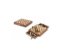 Jeu d'Echecs magnétique avec tiroirs, Jeu en Bois Goki G