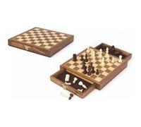 Jeu d'Echecs magnétique avec tiroirs, Jeu en Bois Goki G