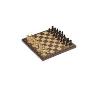 Jeu d'échecs magnétique dans une boîte en bois pliable
