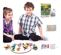 Jeu d'échecs Magnétique, Dinosaur Jeu Magnétique de Table, Dinosaur Jeu d'échecs Portable, Jeu Éducatif de Voyage pour Enfants et Adultes, Développe Pensée Logique, Jouet de Table Familial