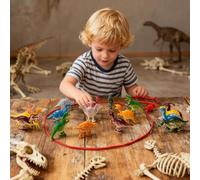 Jeu D'échecs Magnétique Dinosaure avec Cordon Et 20 Pierres Dinosaures, Échecs Magnétiques en Forme De Dinosaure avec Sac De Rangement Portable | pour Déplacement Famille Salle Classe