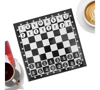 Jeu d'échecs magnétique - Échiquier Pliant, Jeu d'échecs en matériau Solide | Échiquier magnétique pour débutant, Table de Voyage à Domicile, Apprentissage en Plein air, Nuit en Famille, Ensembles de