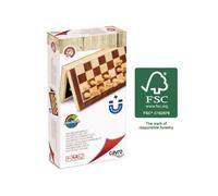 INLAID MAGNETIC FOLDABLE CHESS (FSC WOOD) G