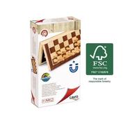 INLAID MAGNETIC FOLDABLE CHESS (FSC WOOD) G