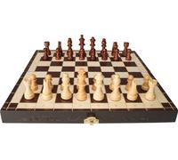 Jeu d'échecs magnétique en bois, 29 x 29 cm Jeu d'échecs, Jeux d'échiquier pliables avec pièces d'échecs, Jeu d'échecs pliable, Set pour activités de fête en famille, jeu d'échecs de voyage, enfants