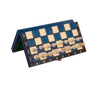 JEU D'ÉCHECS MAGNÉTIQUE EN BOIS - BLEU