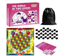 Jeu d'échecs Magnétique, Jeu Magnétique de Table, Jeu d'échecs Portable, Jeu Éducatif de Voyage pour Enfants et Adultes, Développe Pensée Logique, Jouet de Saint Valentin et de Table Familial