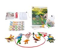 Jeu D'échecs Magnétique - Plateau De Voyage 25,5 × 22,5 × 1,7 Cm, Puzzle Magnétique En Silicone, Jeu De Stratégie Classique Avec 20 Pierres De Dinosaure | Jouet Familial Pour Les Activités De Table En