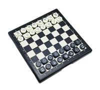 Jeu d'échecs Mini Jeu d'échecs magnétique Pliable, Jeu de Voyage magnétique Pliable (7,1 Pouces), Portable et Parfaitement adapté aux Voyages echiquier