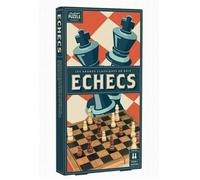 Piatnik – Jeu d'échecs Vintage – 32 pièces en bois – Échiquier pliable – 2 joueurs ou plus