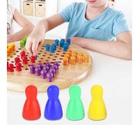 Jeu D'échecs Pions Ensemble, Accessoires de Plateau Amusants | Plastique de haute qualité, Pour les âges, Adapté aux voyages, Adapté au multijoueur